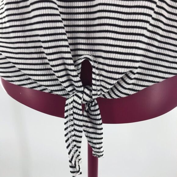 Caution To The Wind Knotted Striped Tank - Picture 2 of 5
